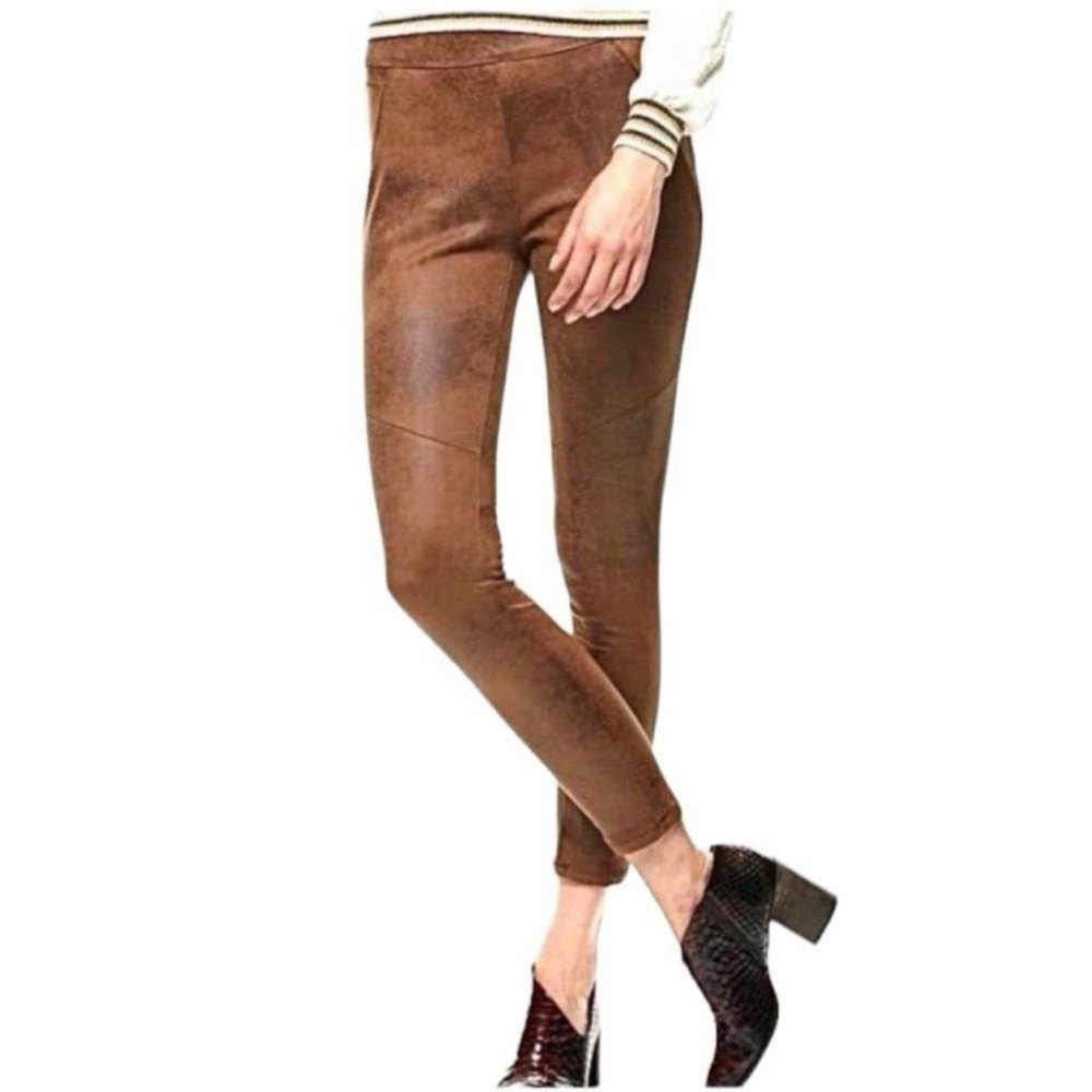 Free People Never Let Go Pull-On Suede Pants